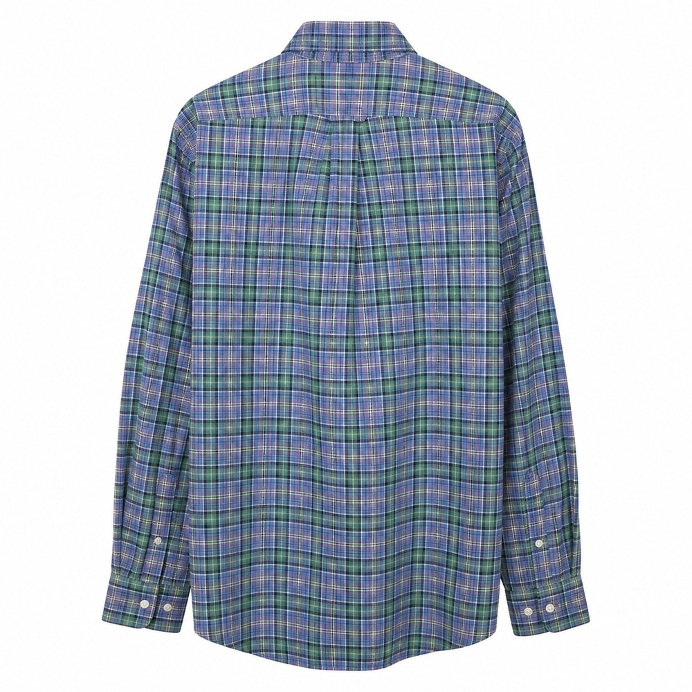 Ralph Lauren Shirt Mens XL Custom Fit Loud Madras Plaid Button Down Long Sleeve - Picture 2 of 8